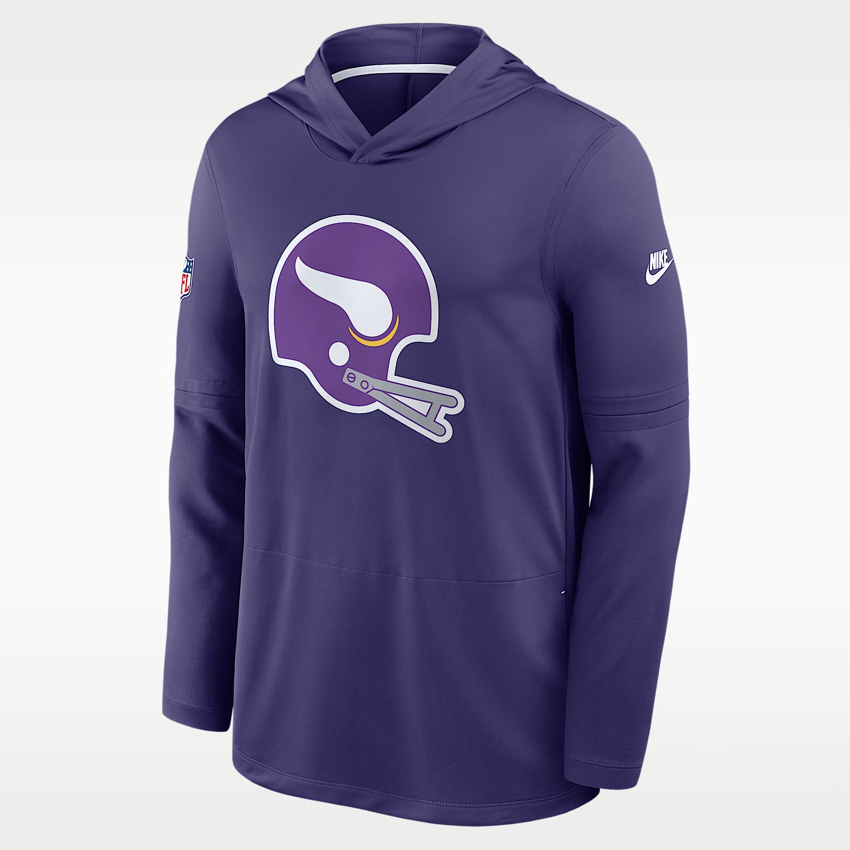 Minnesota Vikings Alt Men's Nike Dri-FIT NFL Long-Sleeve Hooded